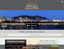 Tablet Screenshot of immosol.fr